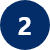 A white number "2" centered in a solid dark blue circle evokes a sense of home.