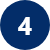 A blue circle with the white number "4" centered inside, bringing a sense of home and comfort.